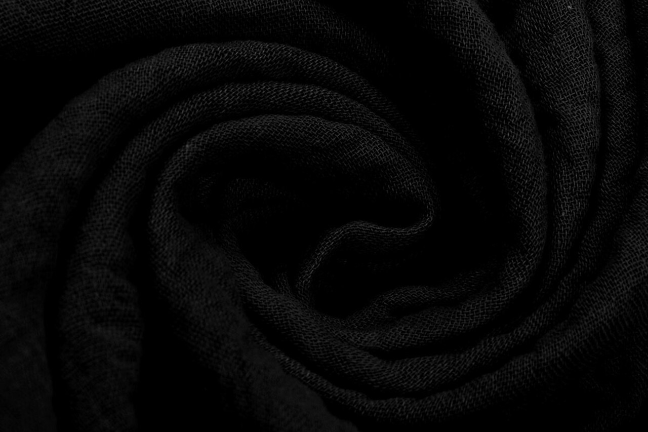Oeko-Tex® Tela de Muselina Negro Oeko-Tex® Tela de Muselina Negro