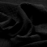 Oeko-Tex®  Double Gauze Fabric Black