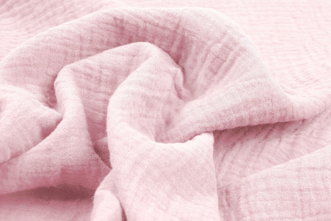 Oeko-Tex®  Double Gauze Fabric Light pink