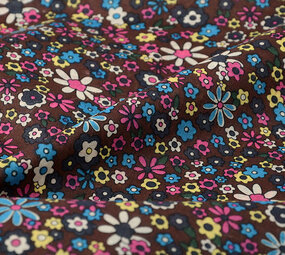 100% Cotton Flowar Brown 100% Cotton Flowar Brown