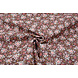 100% Algodón Estampado Floral Hanna Marrón 100% Algodón Estampado Floral Hanna Marrón