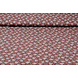 100% Algodón Estampado Floral Hanna Marrón 100% Algodón Estampado Floral Hanna Marrón