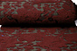 Gebreide Wollen stof Schapenwollook Ruit Bordeaux Gebreide Wollen stof Schapenwollook Ruit Bordeaux