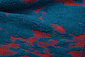 Gestrickter WollStoff Schafwolle aussehen Petrol Rot Gestrickter WollStoff Schafwolle aussehen Petrol Rot
