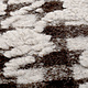 Gestrickter WollStoff Schafwolle aussehen Diamond Dunkel Braun