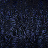 Lace on Charmeuse Navy Lace on Charmeuse Navy