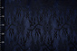 Lace on Charmeuse Navy