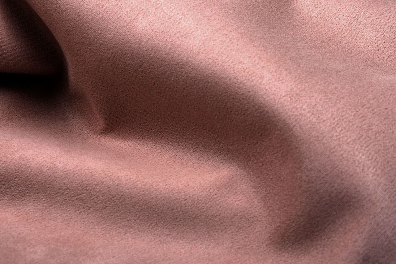 Leggero Scuba Scamosciato Rosa Antico