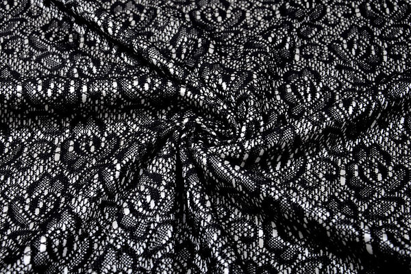 Pizzo su Charmeuse Argento