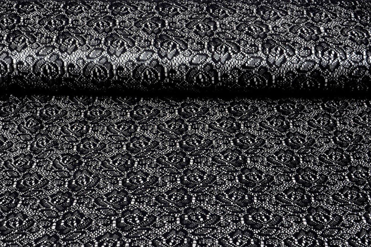 Lace on Charmeuse Silver