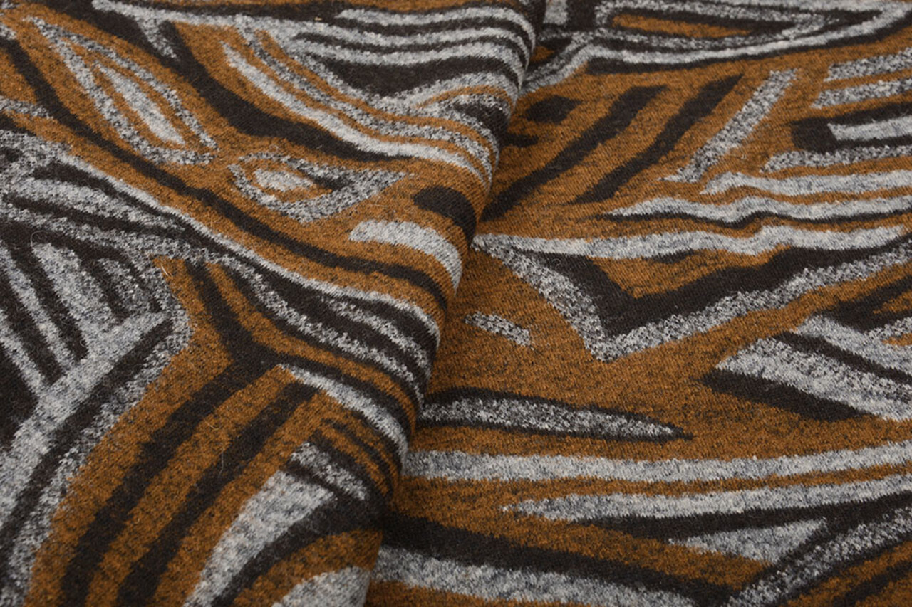 Tricoté Laine Tissu Retro Marron Noir Tricoté Laine Tissu Retro Marron Noir