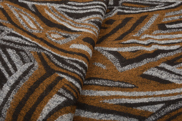 Knitted Woolen fabric Retro Brown Black Knitted Woolen fabric Retro Brown Black