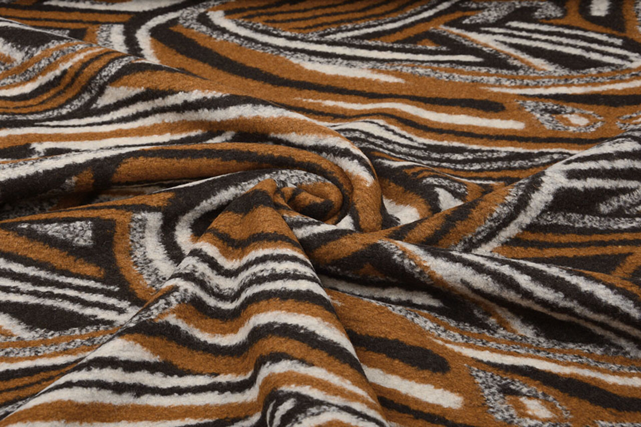 Knitted Woolen fabric Retro Brown Black Knitted Woolen fabric Retro Brown Black