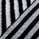 Knitted Woolen fabric Stripes Grey