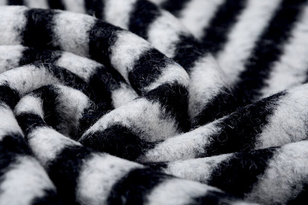 Knitted Woolen fabric Stripes Grey Knitted Woolen fabric Stripes Grey