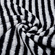 Knitted Woolen fabric Stripes Grey