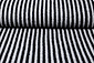 Tessuto di Lana a Maglia Righe Grigio