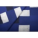 Tessuto di Lana a Maglia Geblokt Blu Cobalto Tessuto di Lana a Maglia Geblokt Blu Cobalto