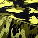 Knitted Woolen fabric Army Yellow