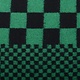 Panel Knitted Woolen fabric Checkered Green