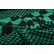 Paneel Tessuto di Lana a Maglia Geblokt Verde Paneel Tessuto di Lana a Maglia Geblokt Verde