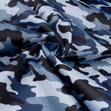 Army Poliéster Algodón Azul Marino