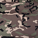 Army Polyester Cotton Brown-green