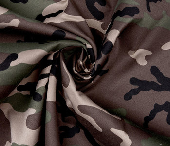 Army Polyester Katoen Bruin-groen