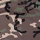 Army Polyester Cotton Brown-green