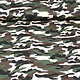 Army Polyester Cotton Dark brown-green