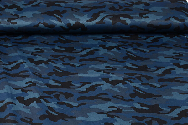 Army Poliestere Cotone Blu Polizia