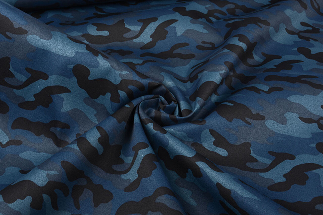 Army Polyester Cotton Police blue
