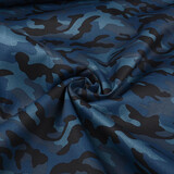 Army Poliestere Cotone Blu Polizia