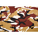 Army Poliéster Algodón Ocre Rojo
