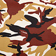 Army Polyester Cotton Ocher Red