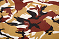 Armee Polyester Baumwolle Ocker Röt Armee Polyester Baumwolle Ocker Röt