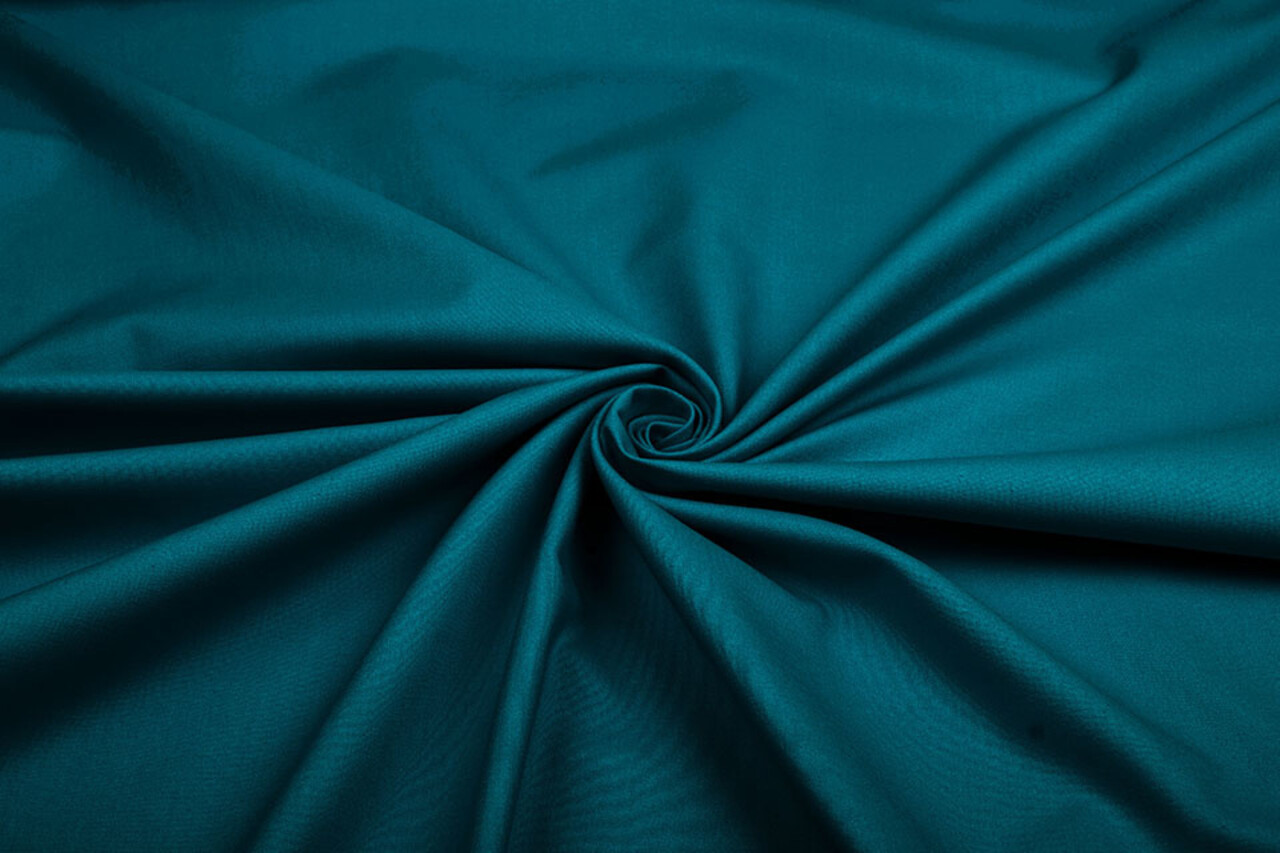 100% Cotone Blu Petrolio