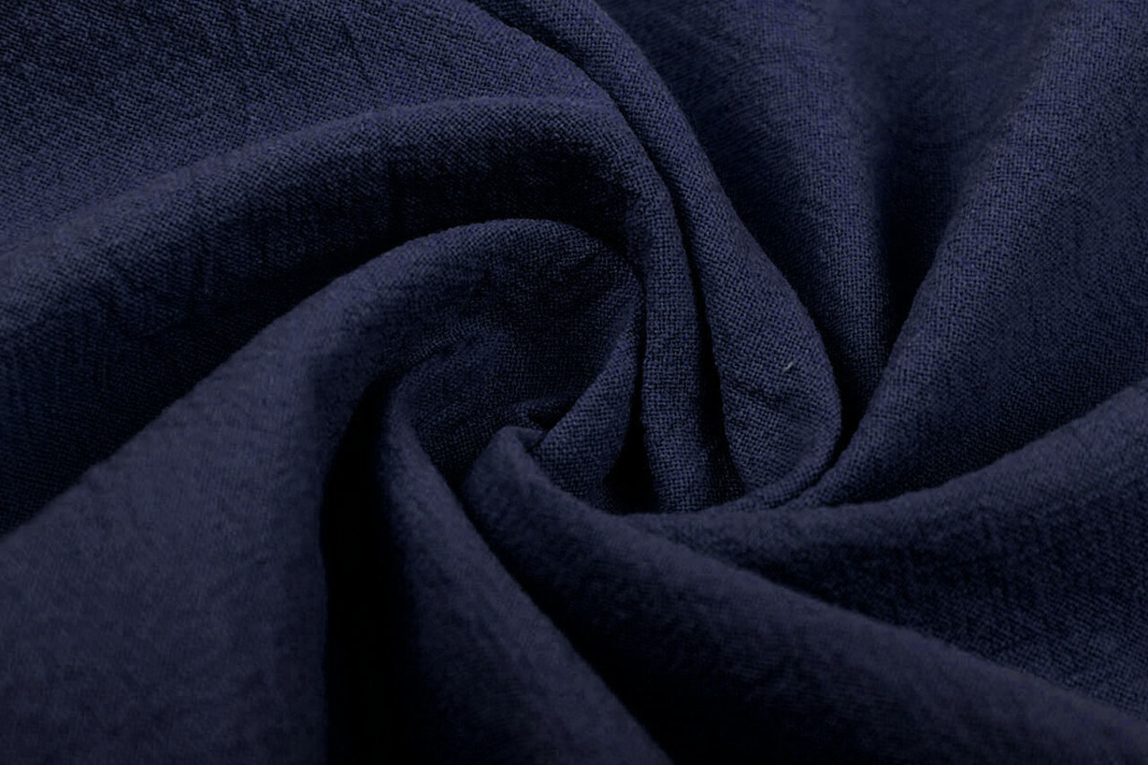 Oeko-Tex®  100% Washed Cotton Police Blue
