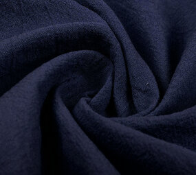Oeko-Tex®  100% Washed Cotton Police Blue