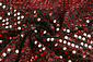 Sequins on Lurex Black-Red