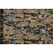 Poliéster Algodón Pixels Militar Verde