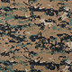 Polyester Cotton  Pixels Army Green