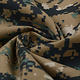 Polyester Cotton  Pixels Army Green