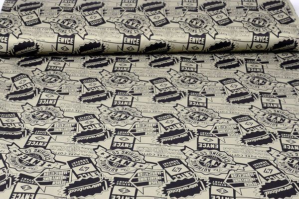 Polyester Baumwolle Embleme Enyce Beige Polyester Baumwolle Embleme Enyce Beige