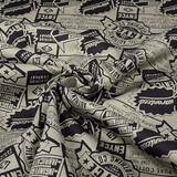 Polyester Cotton Emblems Enyce Beige Polyester Cotton Emblems Enyce Beige