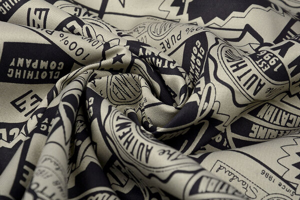 Polyester Cotton Emblems Enyce Beige