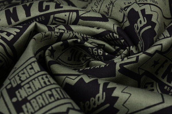 Polyester Baumwolle  Embleme Enyce Armeegrün Polyester Baumwolle  Embleme Enyce Armeegrün