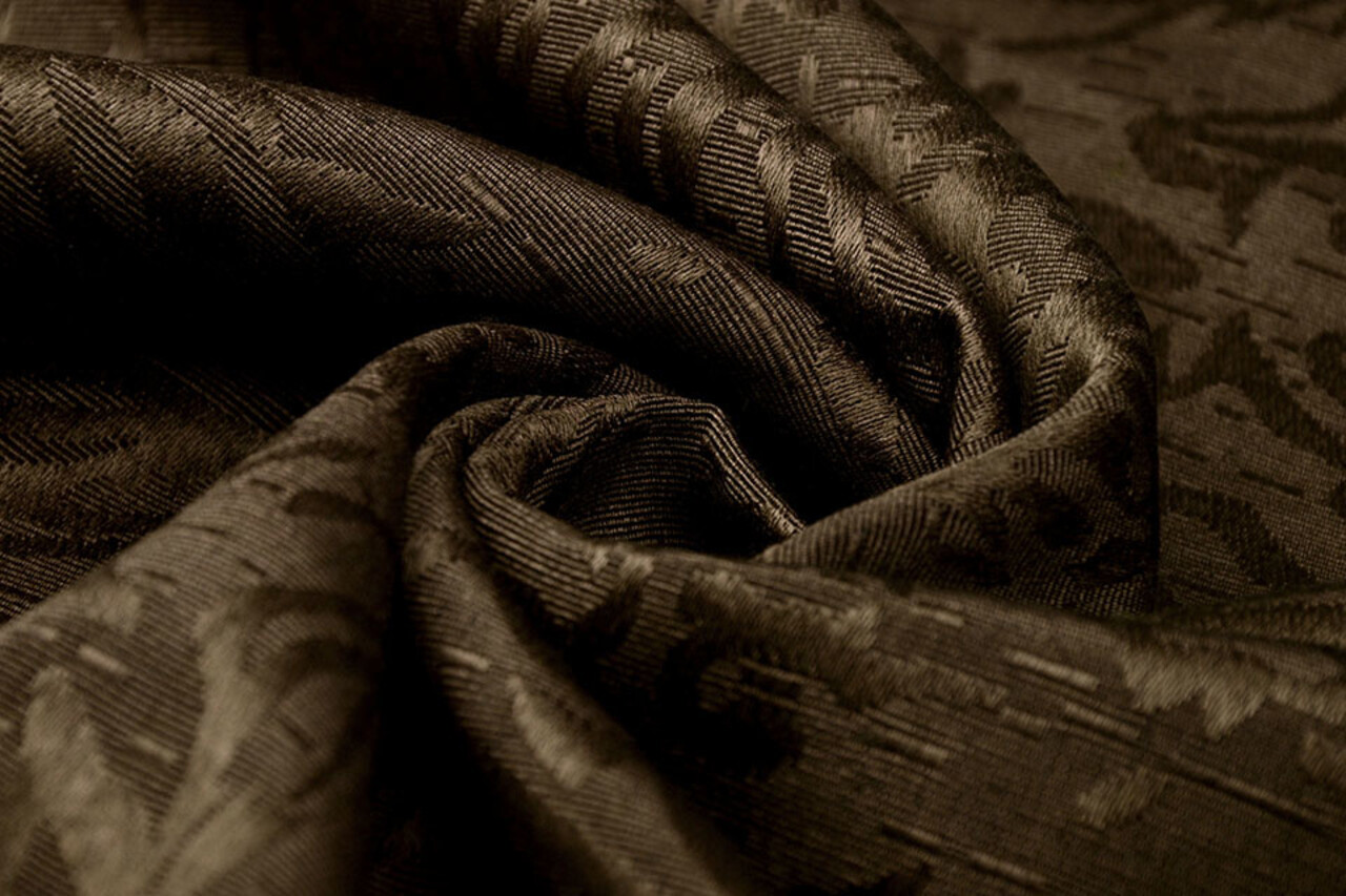 Jacquard Viskose Mokka Braun Jacquard Viskose Mokka Braun