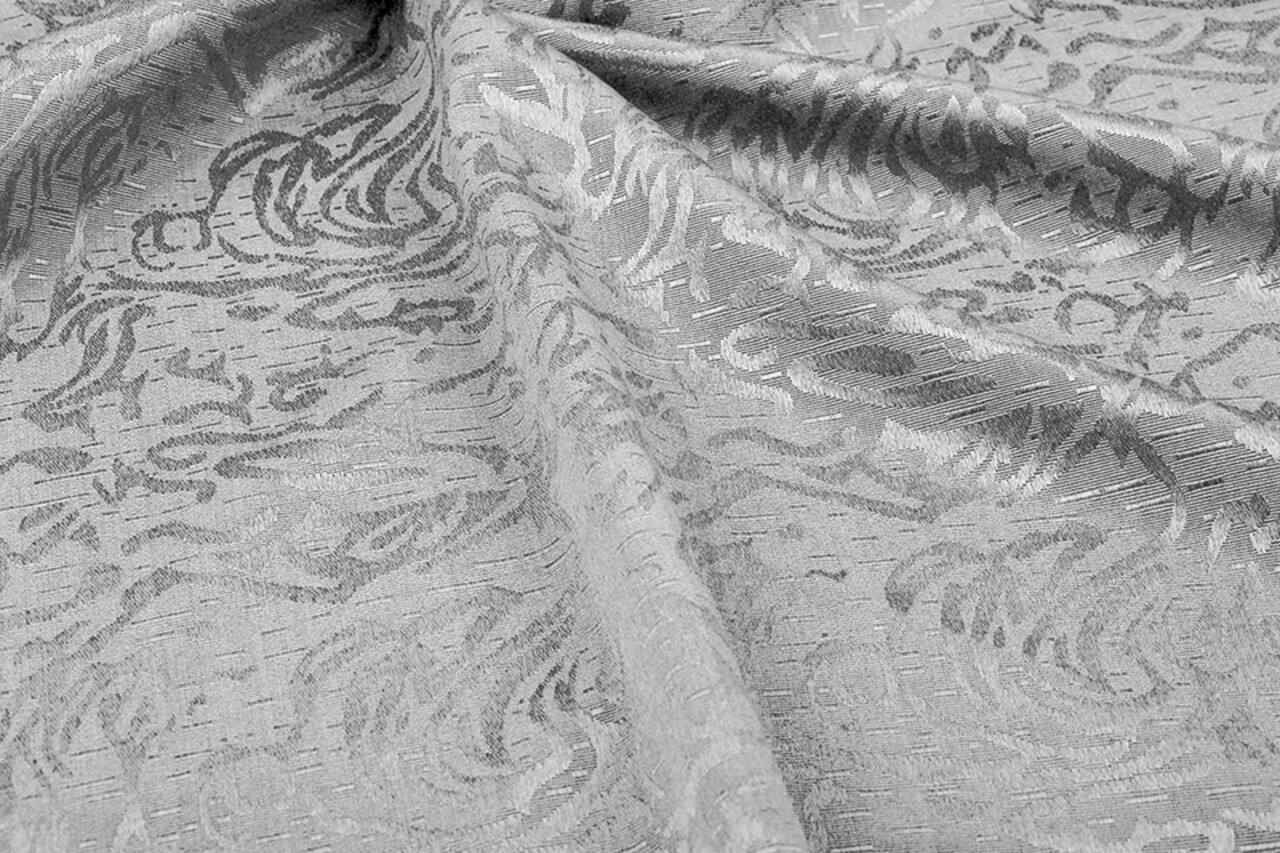 Jacquard Viscose Light Grey