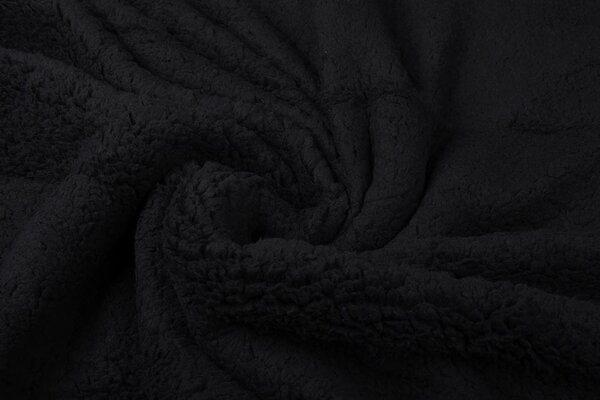 Teddystoff Schwarz